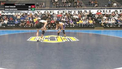 141 lbs Champ. Round 1 - Iziah Tusler, Ouachita Baptist vs Juan Quintana, Kentucky Wesleyan