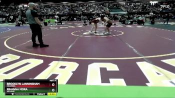 114 lbs Cons. Round 5 - Brooklyn Lanningham, Columbia vs Rihanna Mora, Vallivue