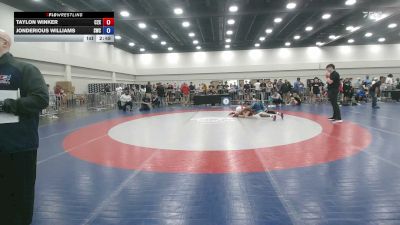 126 lbs Cons. Rd Of 16 - Taylon Winker, C2x vs Jonderious Williams, Storm Wrestling Center