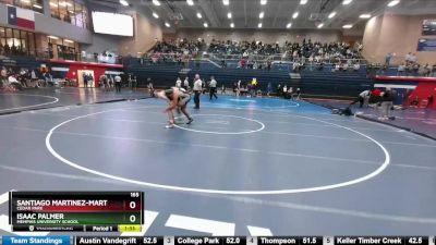 165 lbs Round 2 - Isaac Palmer, Memphis University School vs Santiago Martinez-Martinez, Cedar Park