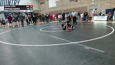 90-100 lbs Round 2 - Estefania Ramirez, Portland vs Sophia Lopez, All- Phase Wrestling Club