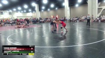 175 lbs Round 5 (6 Team) - Chase Shriner, S.E.O. Wrestling Club- Team Red vs Zachary Labryer, Division-1