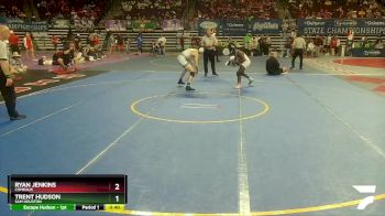 D 2 144 lbs 3rd Place Match - Trent Hudson, Sam Houston vs Ryan Jenkins, Comeaux