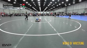 61 lbs Semifinal - Jesus Vasquez, POWA 9U vs Jayden Crisman, Roundtree 9U