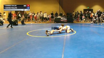 106 lbs Cons. Quarters - Korben Collae, Mecca vs Hunter Phillips