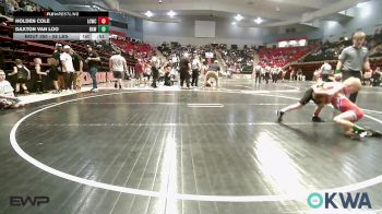 58 lbs Consolation - Holden Cole, Lincoln Christian vs Daxton Van Loo, Raw Wrestling Club