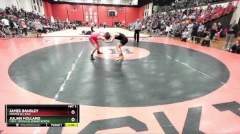 190 lbs Champ. Round 2 - James Bansley, Chicago (ST. RITA) vs Julian Holland, Carol Stream (GLENBARD NORTH)