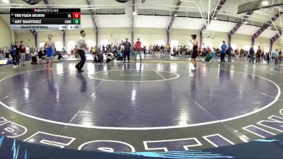 133 lbs Quarterfinal - Treygen Morin, West Liberty vs Art Martinez, Case Western