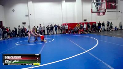 144 lbs Champ. Round 2 - Ty?ziyah Stubbs, Richmond Wrestling Club vs Caelan Lucas, New Palestine