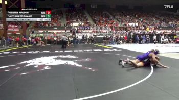 140 lbs Quarterfinal - Autumn Feldkamp, Seneca-Nemaha Central Hs vs Gentry Mallon, Augusta HS