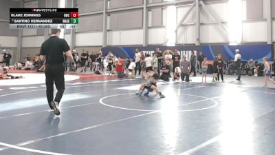 49 lbs Quarters - Blake Jennings, Buzzsaw Wrestling Club vs Santino Hernandez, Washington