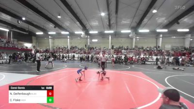 50 lbs Consolation - Nicholas Deifenbaugh, Bloomfield Youth Wrestling vs Coleman Flake, High Elevation WC