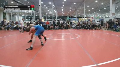 154 lbs Semifinal - Tyler Stephens, Team Shutt - HSC vs Aleksandr Belfer, Kraken - HSC