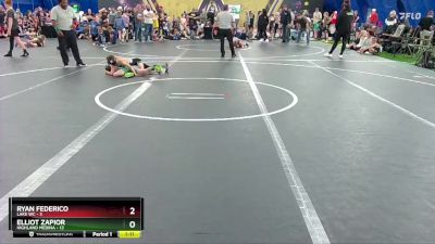 60 lbs Round 2 (8 Team) - Ryan Federico, Lake WC vs Elliot Zapior, Highland Medina