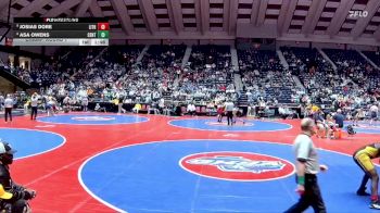 4A-215 lbs Champ. Round 1 - Josias Dore, Lithonia vs Asa Owens, Centennial