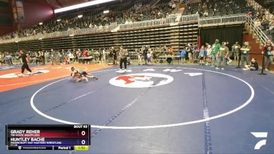 78 lbs Champ. Round 1 - Grady Reher, Tri-State Grapplers vs Huntley Bache, Moorcroft Mat Masters Wrestling Club