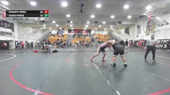 285 lbs Quarterfinal - Jason Ponce, Laguna Hills vs Garrett Hines, Lutheran/Orange
