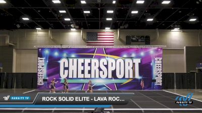 Rock Solid Elite - Lava Rocks [2022 Exhibition (Cheer) Day 1] 2022 CHEERSPORT: Hot Springs Classic DI/DII