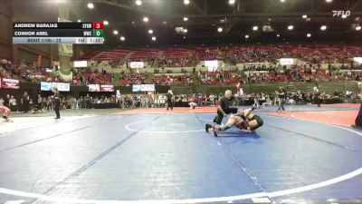 73 lbs Champ. Round 1 - Connor Abel, Worland Wrestling Club vs Andrew Barajas, Scrap Yard Garage Wrestling