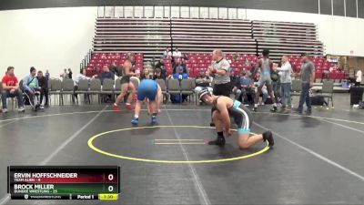 209 lbs Placement Matches (8 Team) - Brock Miller, Dundee Wrestling vs Ervin Hoffschneider, Team Alien