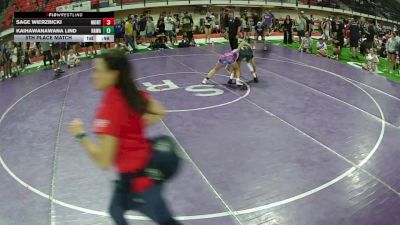 114.3-128.4 lbs 5th Place Match - Kaihawanawana Lind, Hawaii vs Sage Wierzbicki, Montana