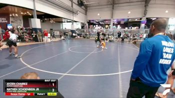 70 lbs Cons. Round 3 - Nathen Schoenbein Jr, Steve Page Grappling vs Ayzen Chairez, Dumas Wrestling