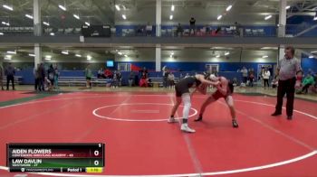 140 lbs Placement Matches (16 Team) - Aiden Flowers, Contenders Wrestling Academy vs Law Davlin, Westshore