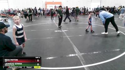 55 lbs Cons. Round 3 - Beau Patton, JET vs Leonidas Gowan, Dorman Youth