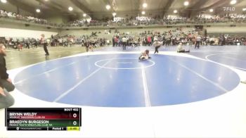 65 lbs Champ. Round 1 - Brynn Weldy, Wildcat Takedown Club-AA&nbsp; vs Braedyn Burgeson, Mexico Youth Wrestling Club-AA