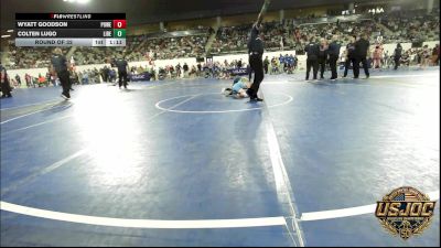 61 lbs Round Of 32 - Wyatt Goodson, Powerhouse Gold vs Colten Lugo, Liberty Warrior Wrestling Club