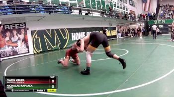 165 lbs Cons. Round 5 - Owen Krupa, Westerville North vs Nicholas Kaplack, Medina