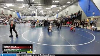 115 lbs Cons. Round 1 - Nevaeh Taylor, Grantsville Wrestling Club vs Remington Granger, Wasatch Wrestling Club