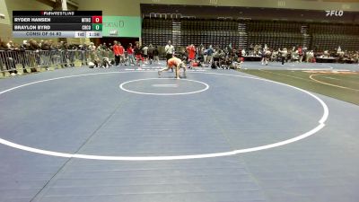 120 lbs Consi Of 64 #2 - Ryder Hansen, Mountain Crest vs Braylon Byrd, Churchill County