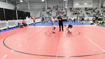 90 lbs Rr Rnd 3 - Elise Gilfoil, TNWC Sneak Attack vs Carson Kirk, Midwest Monsters