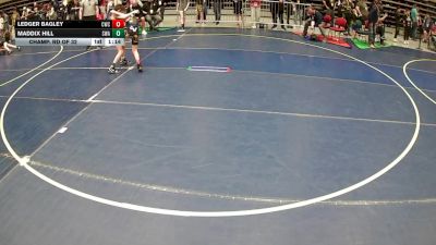 83 lbs Champ. Rd Of 32 - Ledger Bagley, Champions Wrestling Club vs Maddix Hill, Sanderson Wrestling Academy