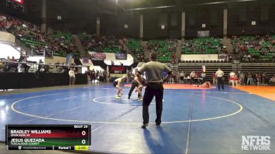 138 lbs Champ. Round 1 - Bradley Williams, Spain Park Hs vs Jesus Quezada, Tuscaloosa County