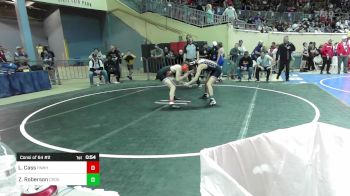 101 lbs Consi Of 64 #2 - Logan Cass, Pawhuska vs Zac Roberson, Crossings Christian School