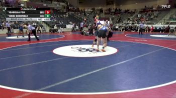 6A 170 lbs 1st Place Match - Isabella Fox, Bentonville West vs Heidi Benefield, Rogers