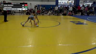 78 lbs Consy 3 - Duke Peachey, Mifflin County vs Liam Glivar, Longwood