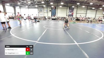 119 lbs Rr Rnd 3 - Alex Martinez, Roman Legion vs Micah Engelman, Mat Assassins Black