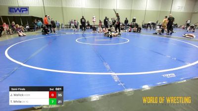 60 lbs Semifinal - Jagger Baublits, Aggression Legionaries 12u vs Rhett Smith, Oklahoma Young Guns 12U