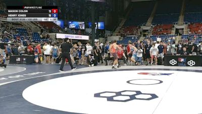 132 lbs Champ. Rd Of 128 - Mason Colon, Texas vs Henry Jones, Virginia