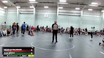72 lbs Round 7 (8 Team) - Slias Sekula, Killer Elite vs Nicholas Maliarakis, CTWHALE