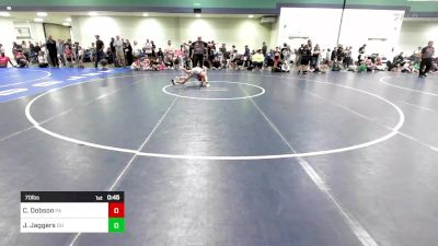 70 lbs Consi Of 8 #1 - Connor Dobson, PA vs Jett Jaggers, OH