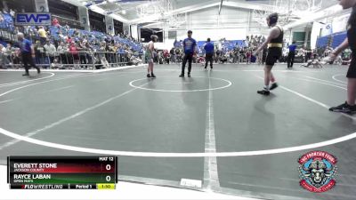 130 lbs Cons. Semi - Everett Stone, Jackson County vs Rayce Laban, Open Mats