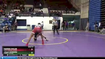 184 lbs Champ. Round 1 - Mateen Taylor, North Central College vs Colin Honderd, Cornell College