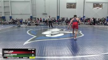 174 lbs Cons. Round 4 - Caden Droege, Elizabethtown vs Cole Lang, Shippensburg