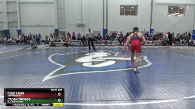 174 lbs Cons. Round 4 - Caden Droege, Elizabethtown vs Cole Lang, Shippensburg