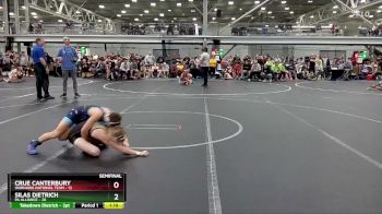 88 lbs Semis (4 Team) - Silas Dietrich, PA Alliance vs Crue Canterbury, Warhawk National Team