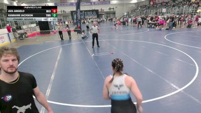 Junior Girls - 155 lbs Champ. Round 2 - Madison Ward, Midwest Xtreme Wrestling vs Gracin Dennis, Team Idaho Wrestling Club